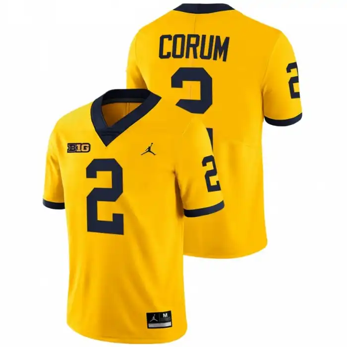 Michigan Wolverines Men's Blake Corum #2 Limited Maize College Football Jersey 2415YSPS2