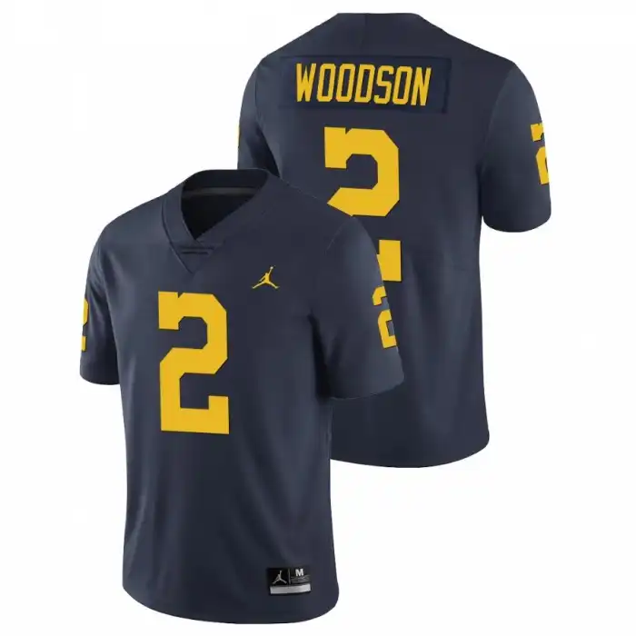 Michigan Wolverines Men's Charles Woodson #2 Limited Navy College Football Jersey 2415MUZO5