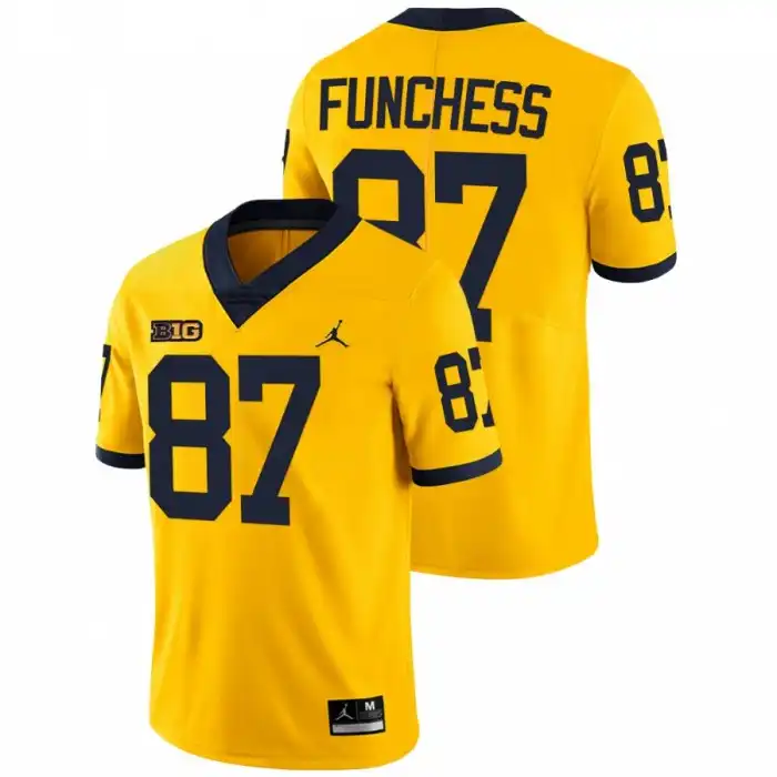 Michigan Wolverines Men's Devin Funchess #1 NFL Maize Limited Alumni College Football Jersey 2415QCAM6