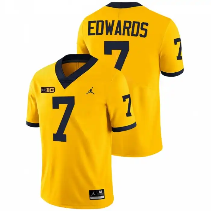 Michigan Wolverines Men's Donovan Edwards #7 Limited Maize College Football Jersey 2415YLEZ2