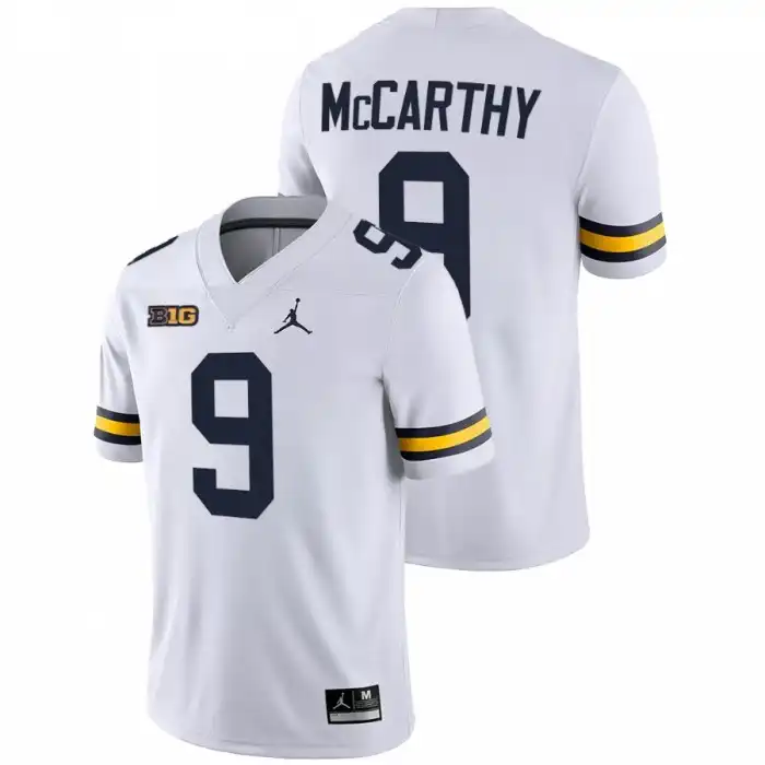 Michigan Wolverines Men's J.J. McCarthy #9 Game White College Football Jersey 2415VGOY7