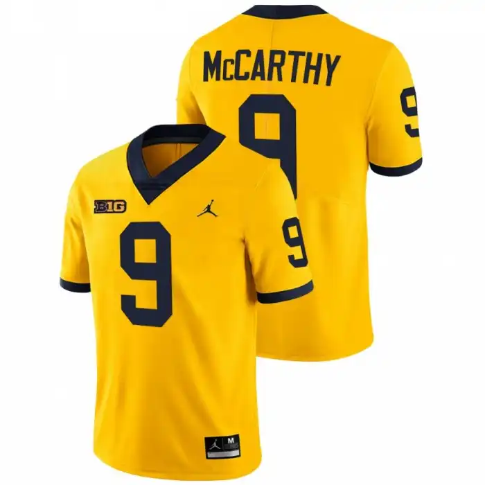 Michigan Wolverines Men's J.J. McCarthy #9 Limited Maize College Football Jersey 2415QOLV8