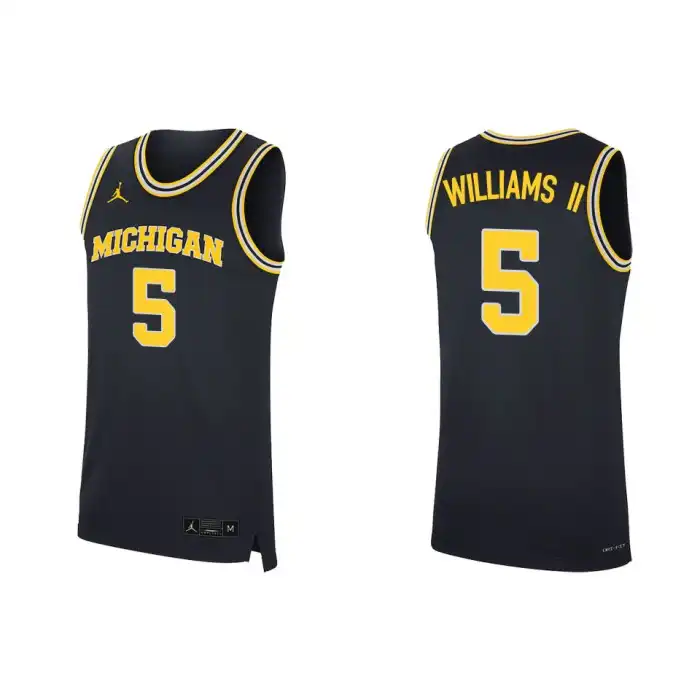 Michigan Wolverines Men's Terrance Williams II #5 Navy Replica College Football Jersey 2415KCNS4