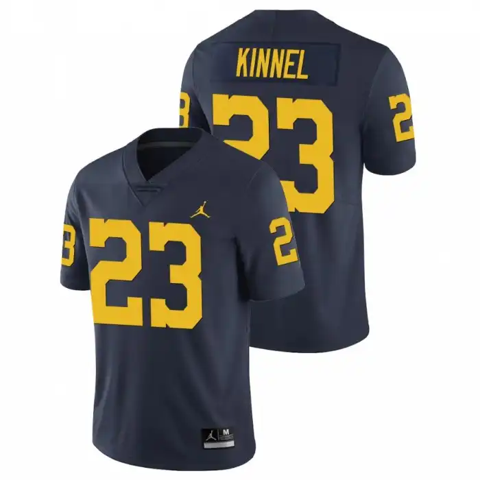 Michigan Wolverines Men's Tyree Kinnel #23 Limited Navy College Football Jersey 2415DCIC0