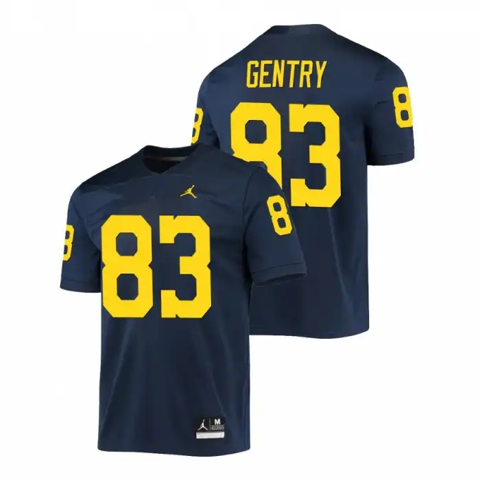 Michigan Wolverines Men's Zach Gentry #83 Game Navy College Football Jersey 2415WAJQ1