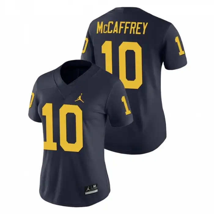 Michigan Wolverines Women's Dylan McCaffrey #10 Game Navy College Football Jersey 2415HMTK1