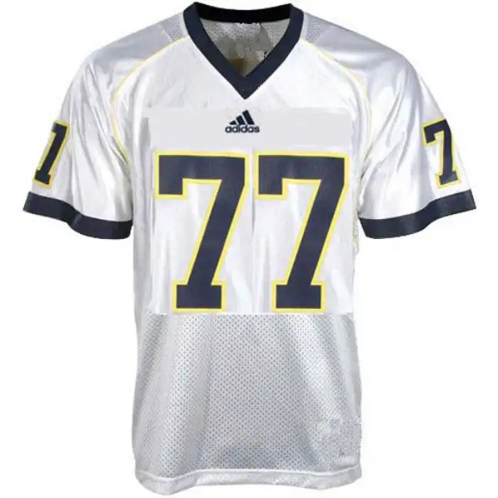 Michigan Wolverines Youth Taylor Lewan #77 White College Football Jersey 2415TEBS1